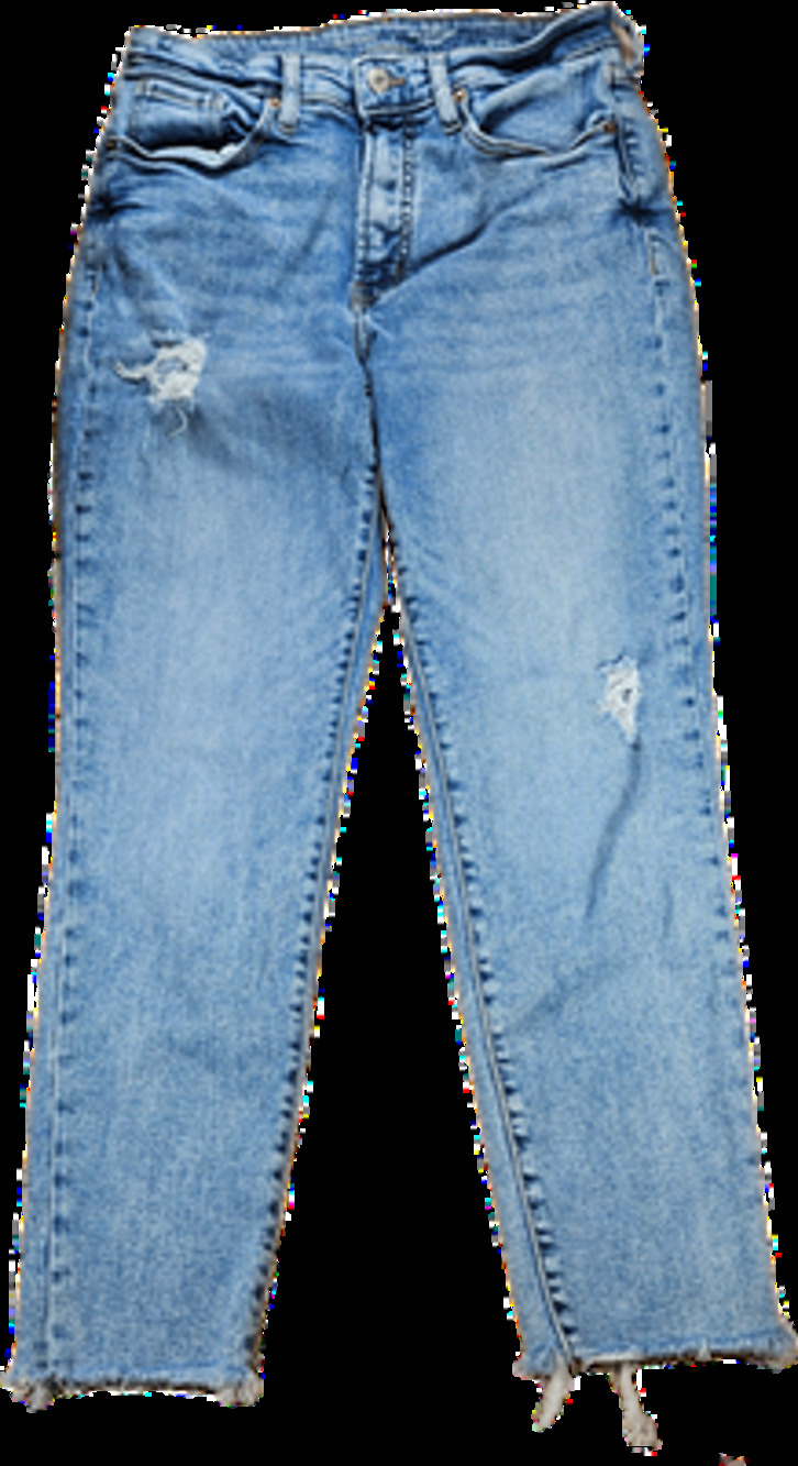 Old Navy O.G. Straight Women's Jeans Blue Size 8 High Rise Extra Stretch